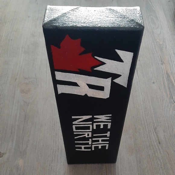 Hand Painted "We The North" Toronto Raptors TR - Picture 4 of 5